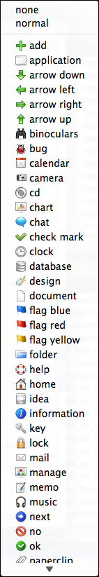 Badge sub-menu Badge sub-menu